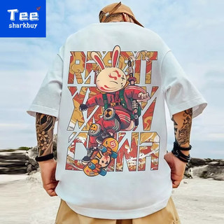  In Áo thun nam ngắn tay Unisex T-shirt Plus Size Đen / Trắng M-5XL