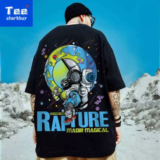  Áo nam Tay Ngắn Màu Trắng Đen In Chữ Plus Size M-5XL