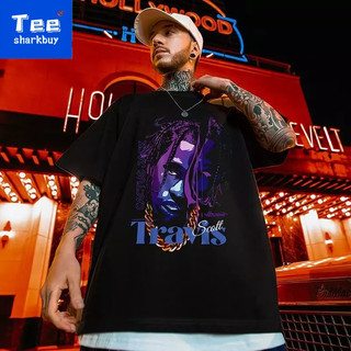  Áo nam Tay Ngắn Màu Trắng Đen In Chữ Plus Size M-5XL