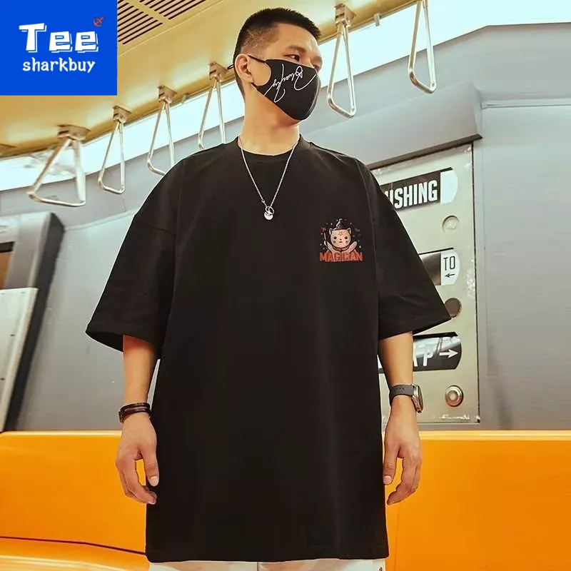 In Áo thun nam ngắn tay Unisex T-shirt Plus Size Đen / Trắng M-5XL