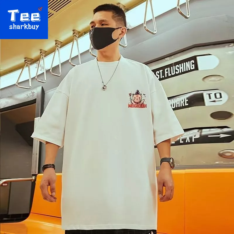 In Áo thun nam ngắn tay Unisex T-shirt Plus Size Đen / Trắng M-5XL