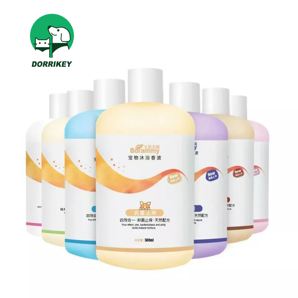 Sữa tắm cho chó mèo DORRIKEY 500ml chăm sóc lông toàn diện loại bỏ ve rận ngứa viêm da khử hôi dưỡng mượt LI0262