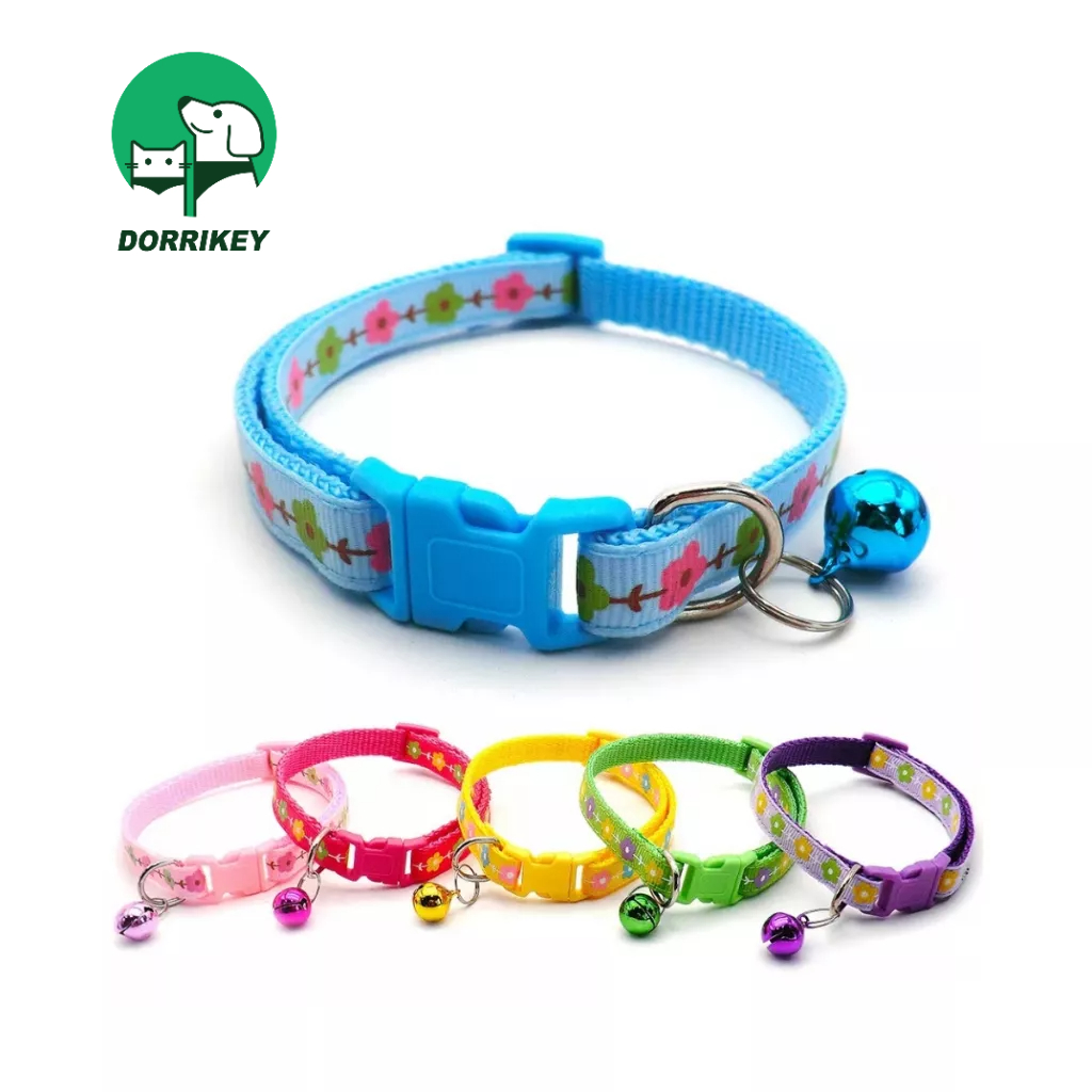 Vòng cổ DORRIKEY LI0353 họa tiết hoa dễ thương cho mèo và chó