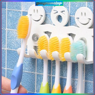 Giá Để Bàn Chải Đánh Răng 5 Ngăn Gắn Tường