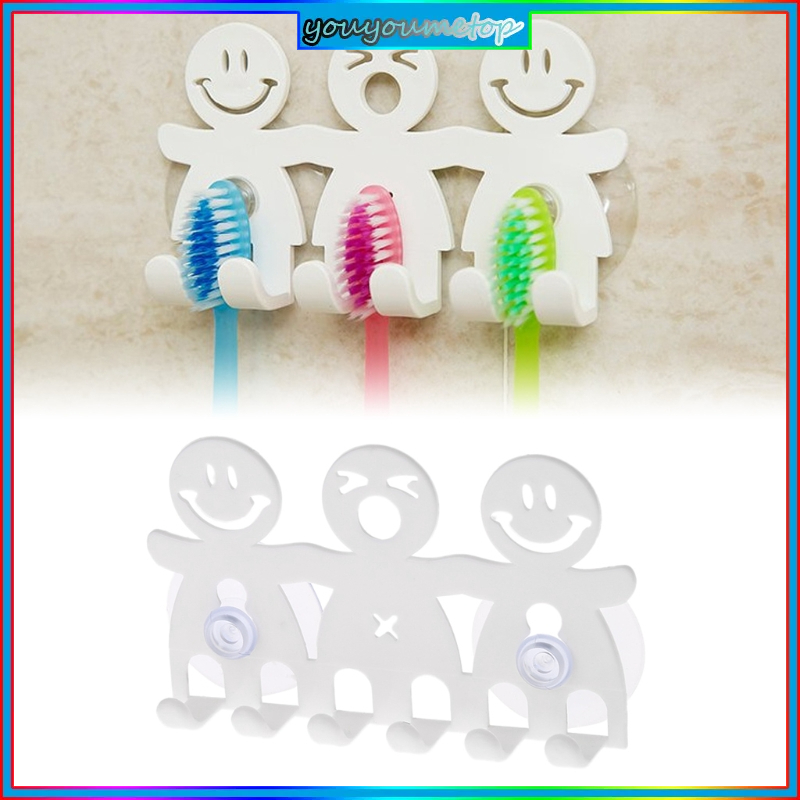 Giá Để Bàn Chải Đánh Răng 5 Ngăn Gắn Tường