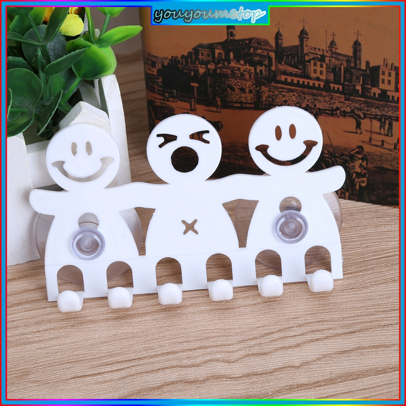 Giá Để Bàn Chải Đánh Răng 5 Ngăn Gắn Tường