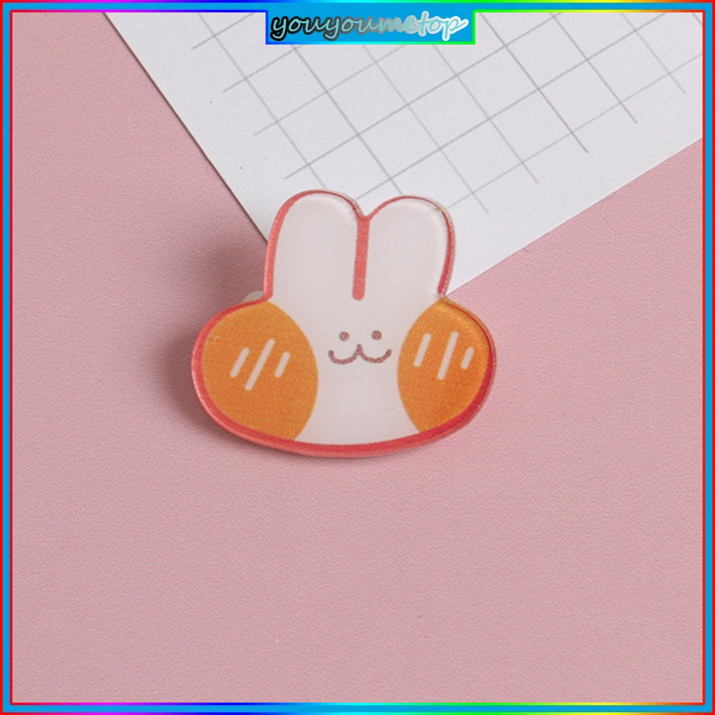 Ghim cài trang trí bằng acrylic thiết kế hoạt hình đáng yêu
