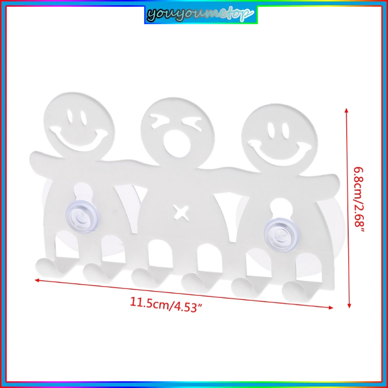 Giá Để Bàn Chải Đánh Răng 5 Ngăn Gắn Tường