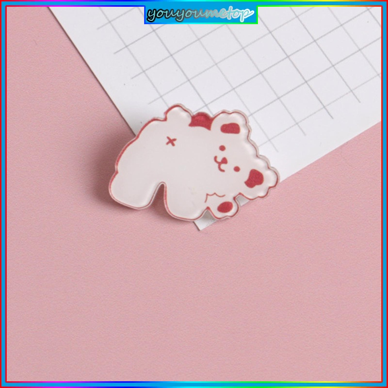 Ghim cài trang trí bằng acrylic thiết kế hoạt hình đáng yêu