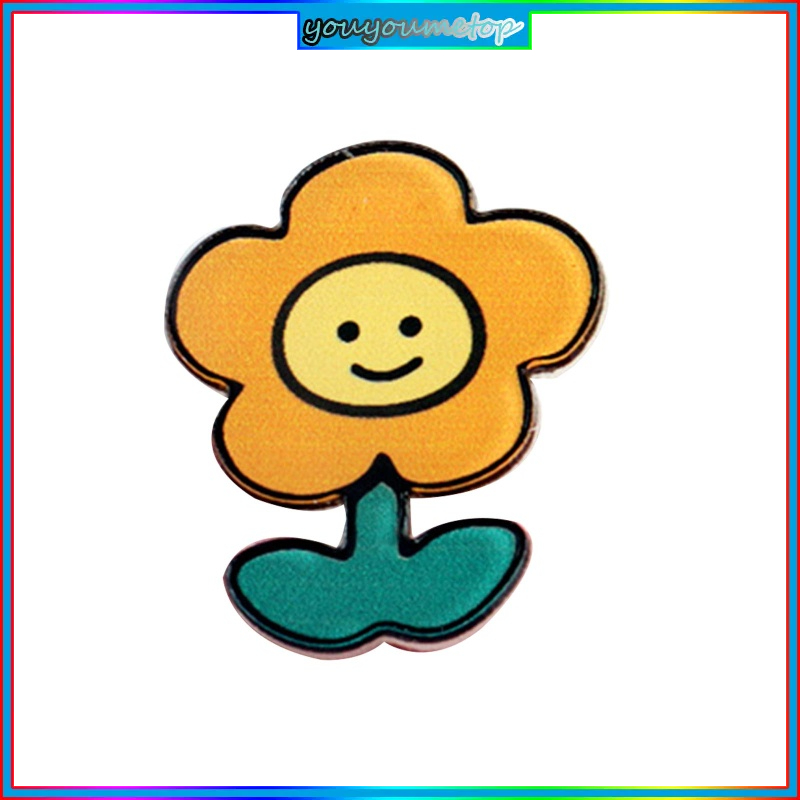 Ghim cài trang trí bằng acrylic thiết kế hoạt hình đáng yêu