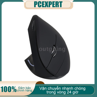 Chuột vi tính không dây 2.4g dạng dọc cho người thuận tay trái 800-1200-1600 DPI kèm phụ kiện