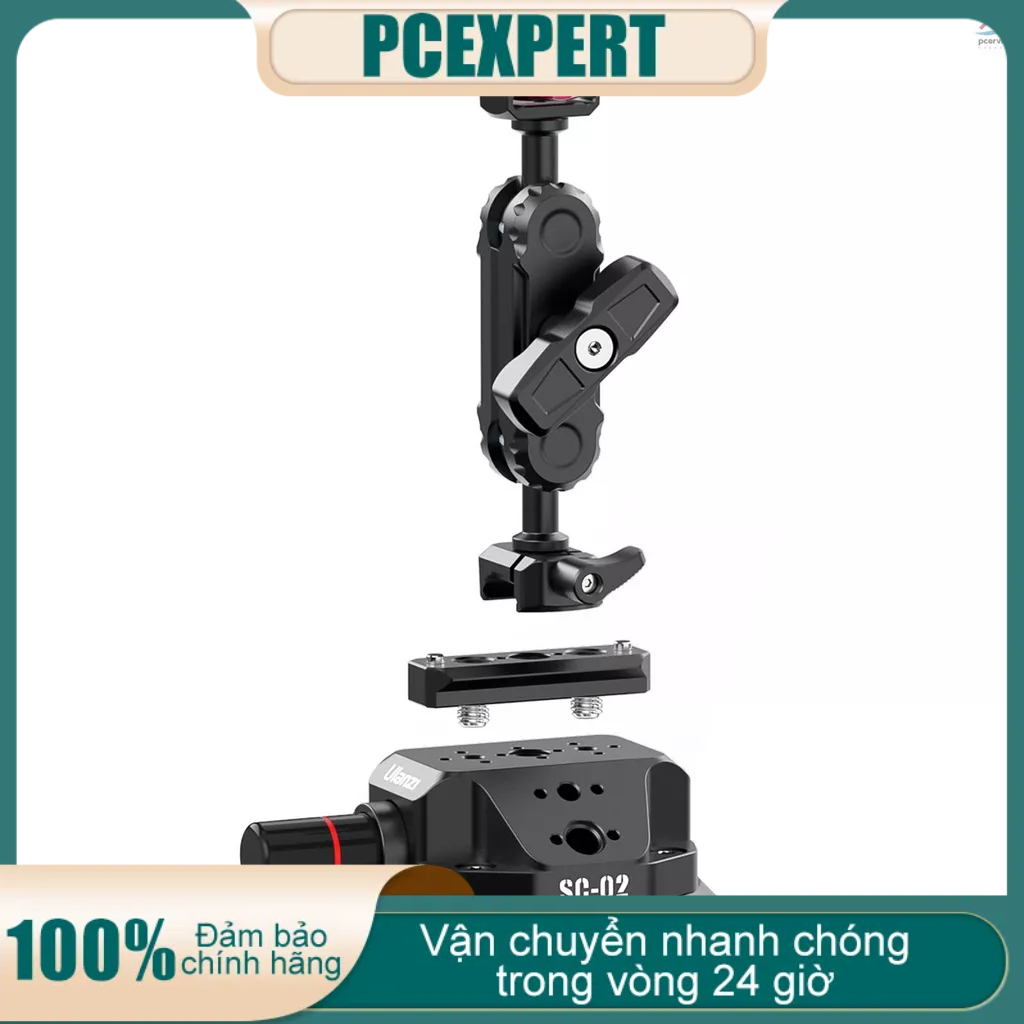 Giá Đỡ Máy Ảnh Ulanzi SC-02 4.5 Inch Có Giác Hút Chân Không Xoay 360 Độ Cho Điện Thoại / Máy Ảnh° Đầu Bi Xoay Chịu Tải Trọng 3kg Cho Máy Ảnh Thể Thao Không Gương Lật