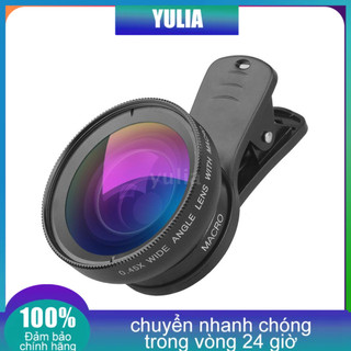 Ống kính góc rộng macro thương hiệu APEXEL APL-0.45WM 0.45X dạng kẹp điện thoại tiện lợi