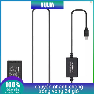 Cáp Chuyển Đổi Pin Andoer PD USB Type-C Sang DR-E12 DC LP-E12 Thay Thế Cho Máy Ảnh EOS M2 M10 M50 M100 M200