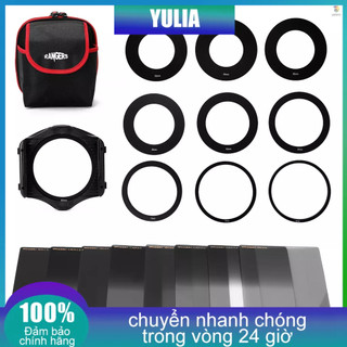 Bộ Kính Lọc Trung Tính Hình Vuông ND2 + 4 + 8 + 16 Kèm Vòng Đỡ Cho Máy Ảnh