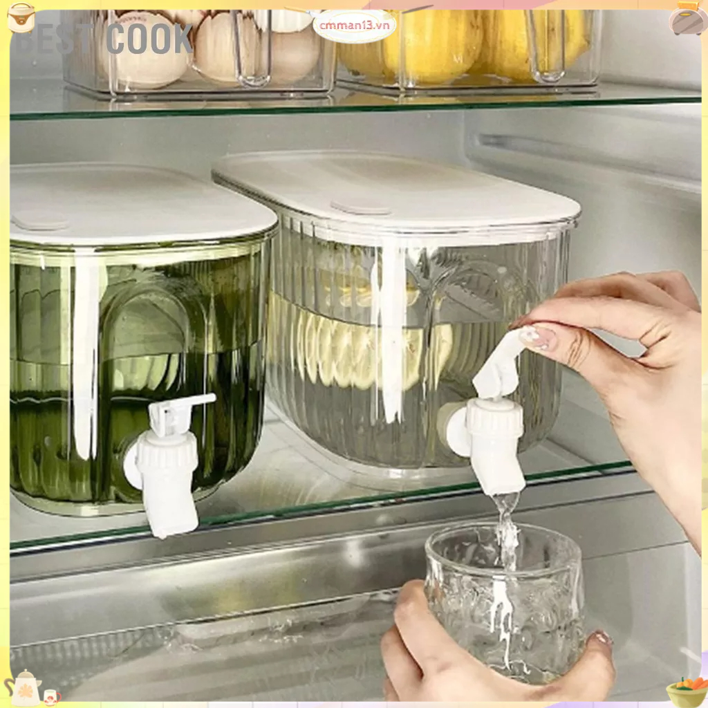 Best cook Nước Giải Khát Uống Dung Tích Lớn Cấp Thực Phẩm Dày Chống Rò Rỉ Ấm Siêu Tốc Lạnh Có Vòi Cho Gia Đình