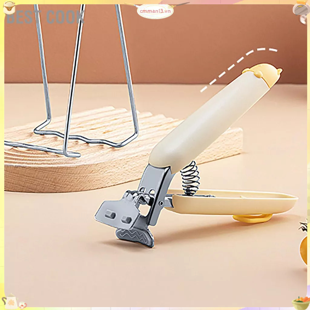 Best cook Kẹp bát nhà bếp Chống bỏng bằng thép không gỉ Tấm nóng nâng lên kẹp đĩa