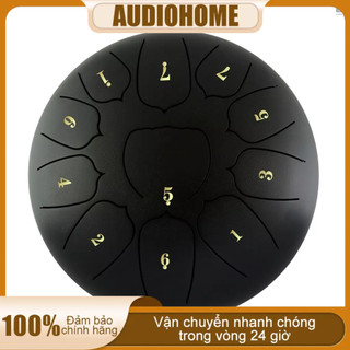 Trống lưỡi thép 6 inch 11 nốt kèm dùi đánh trống a2honvn