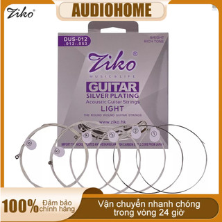 Bộ dây đàn guitar ziko dus-012 bằng hợp kim mạ bạc chống ăn mòn 6 dây