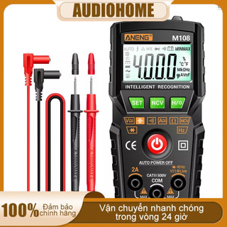Đồng hồ vạn năng kỹ thuật số thông minh aneng m108 đếm 4000 ncv cầm tay đa năng có đèn pin ac / dc