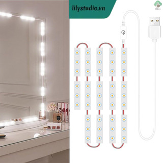 Đèn led gắn gương trang điểm có thể điều chỉnh độ sáng cảm ứng