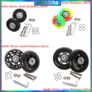 Set bánh xe xoay 360 độ thay thế cho vali đựng hành lý