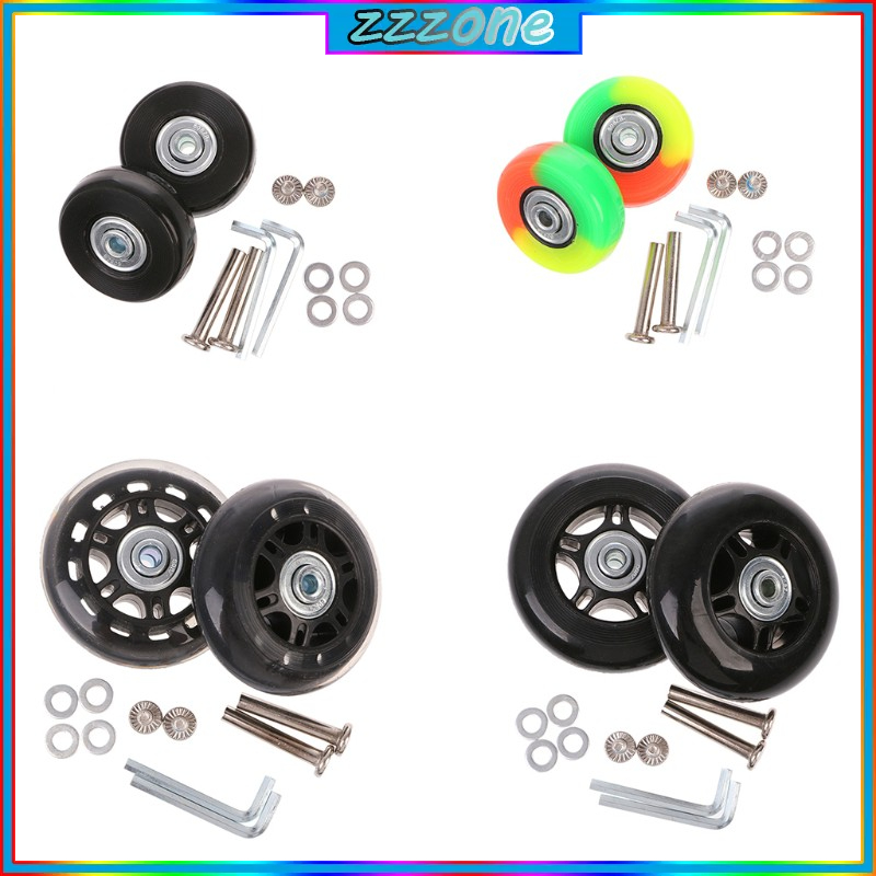 Set bánh xe xoay 360 độ thay thế cho vali đựng hành lý