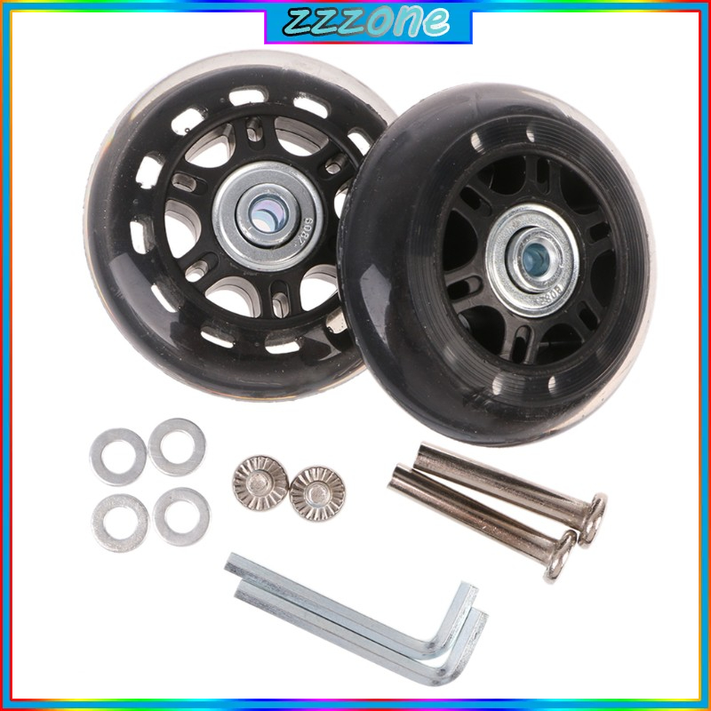 Set bánh xe xoay 360 độ thay thế cho vali đựng hành lý