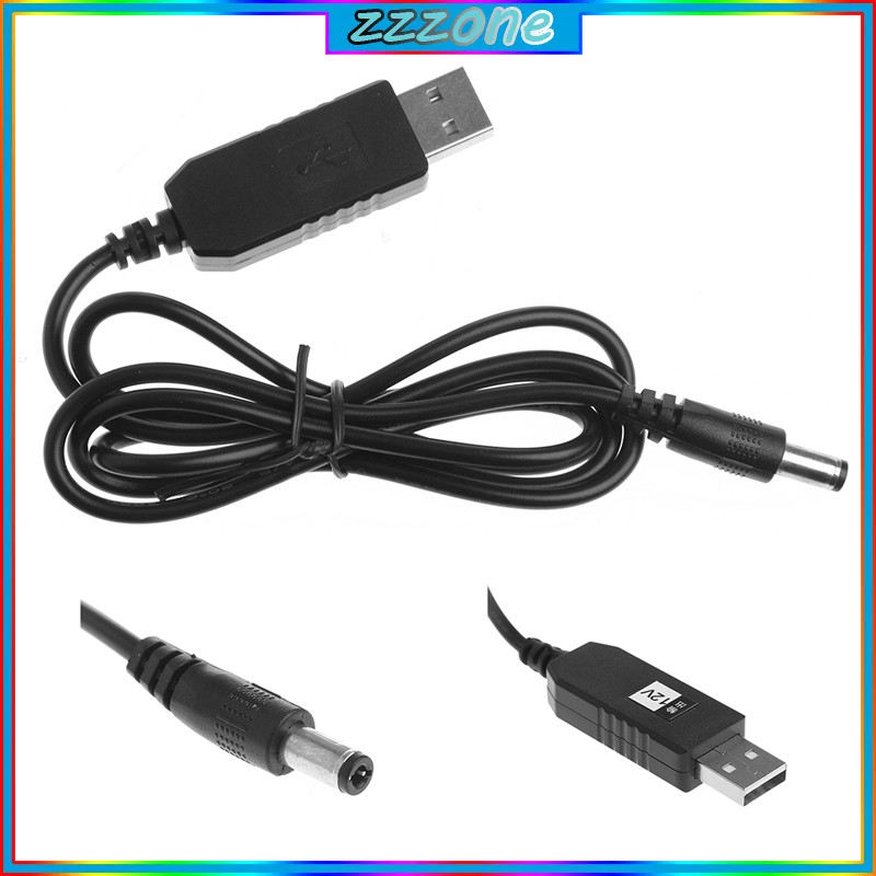 Dây cáp chuyển đổi USB DC 5V qua DC 12V 2.1x5.5mm
