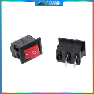 Set 10 công tắc bật/tắt 3A AC 250V 2 chấu 10x15mm chuyên dụng