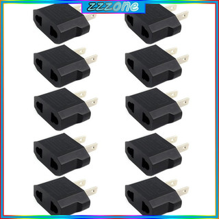 Set 10 phích cắm điện chuyển đầu EU sang US thiết kế tiện lợi