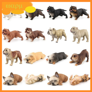 Mô hình chó bulldog dùng để trang trí