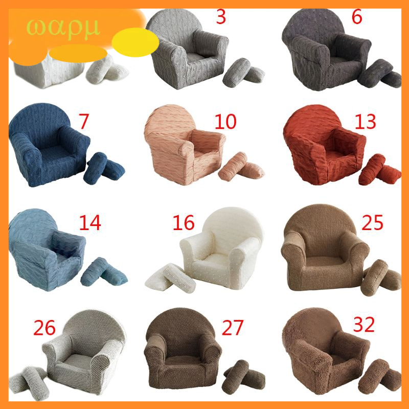 Bộ ghế sofa và 2 gối mini làm đạo cụ chụp ảnh cho bé