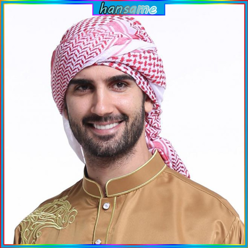 Khăn trùm đầu / vòng cố định phong cách Hồi Giáo Ả Rập thời trang cho nam