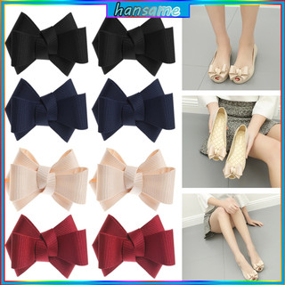 Bộ 2 nơ giày nữ xinh xắn dùng để trang trí quần áo / phụ kiện thời trang