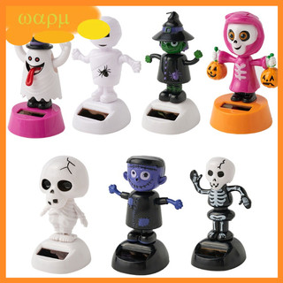 Đồ chơi lắc đầu kiểu dáng halloween chạy bằng năng lượng mặt trời độc đáo