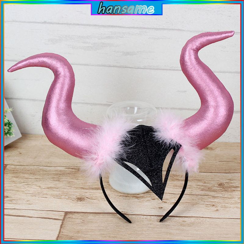 Băng Đô Cài Tóc Hình Sừng Quỷ Hóa Trang Halloween