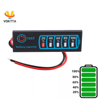Thiết bị kiểm tra mức pin lipo lithium 5-30v voktta 1s-8s 18650