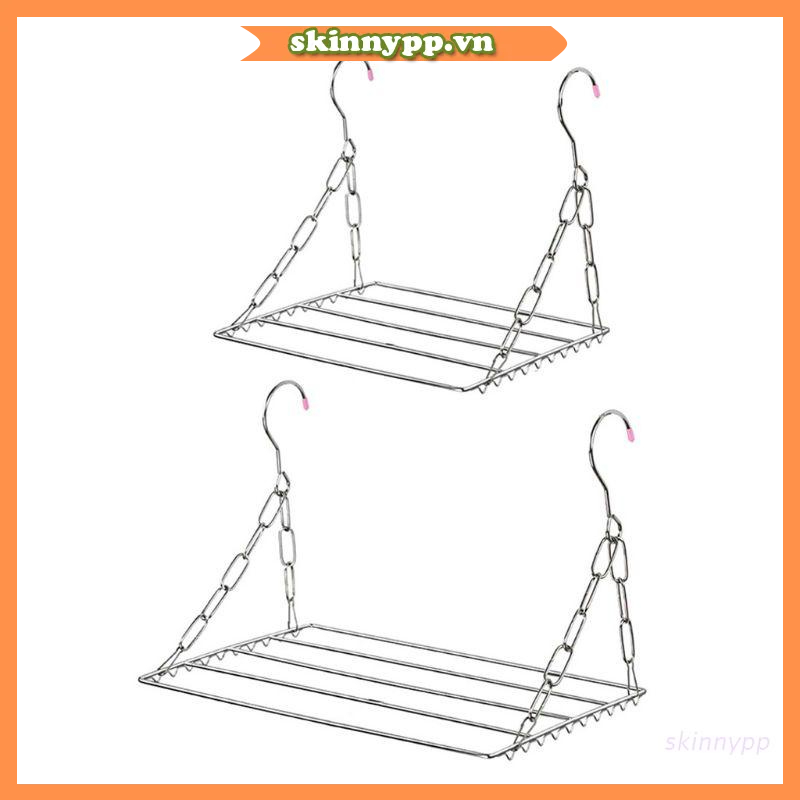 Móc Treo Đồ Bằng Thép Không Gỉ Có Thể Gấp Gọn Tiện Dụng