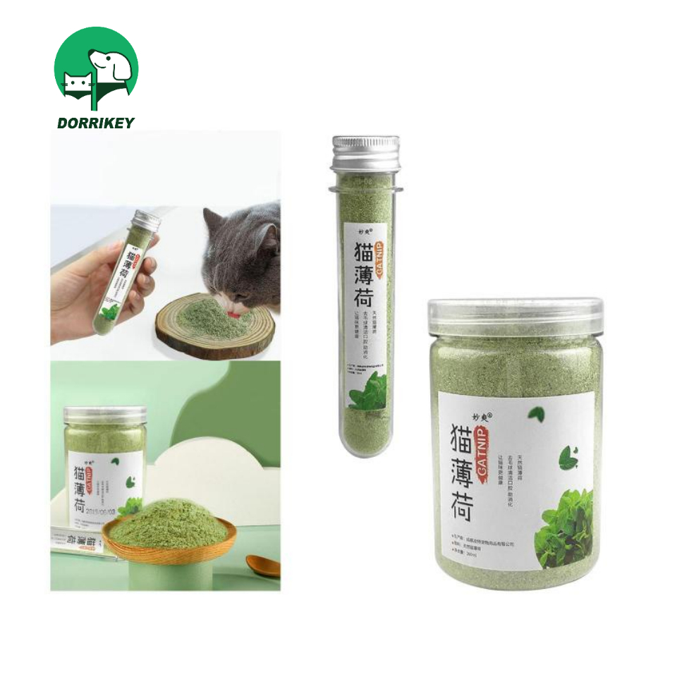 DORRIKEY Cỏ catnip cỏ bạc hà dạng ống cho mèo pet 50ml/260ml LI0150