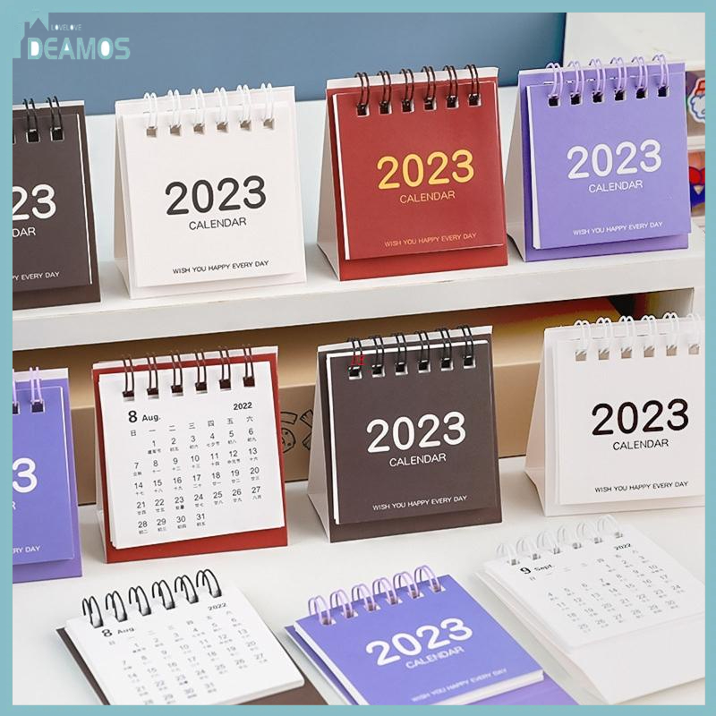 Lịch 2023 Mini Để Bàn Sắp Xếp Kế Hoạch Hàng Tháng