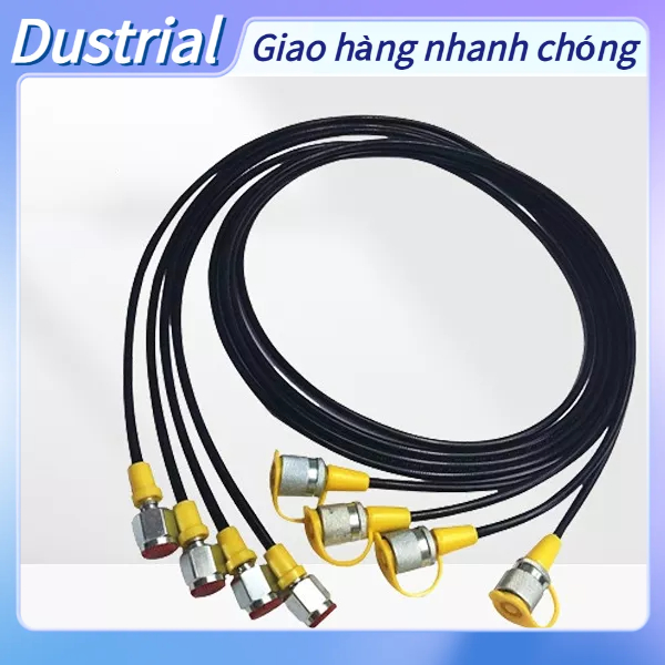 Ống Kiểm Tra Áp Suất Thủy Lực 1.5m/4FT M16x2‑1/4BSP Khớp Nối Điểm 630Bar DN2 Dustrial