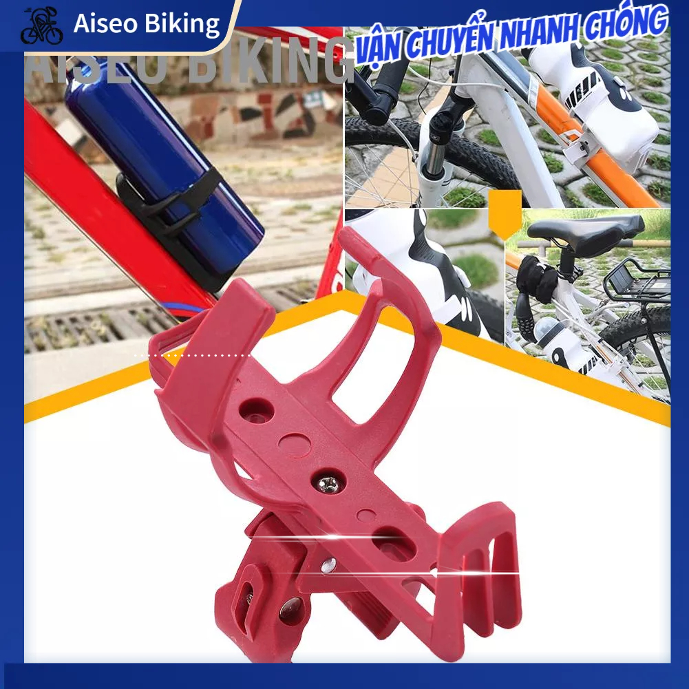 Giá Đỡ Bình Nước Cho Xe Đạp Leo Núi Giá Đỡ Bình Nước Xe Đạp/ Xe máy 3 Màu Aiseo Biking