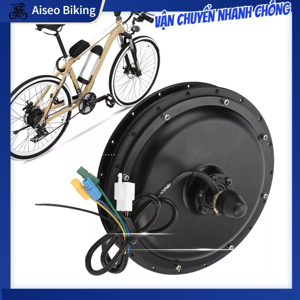 Xe Đạp Bánh Sau Máy 48V 1000W Phía DC Trung Tâm Động Cơ Cho DIY Sửa Đổi Điện Aiseo Biking