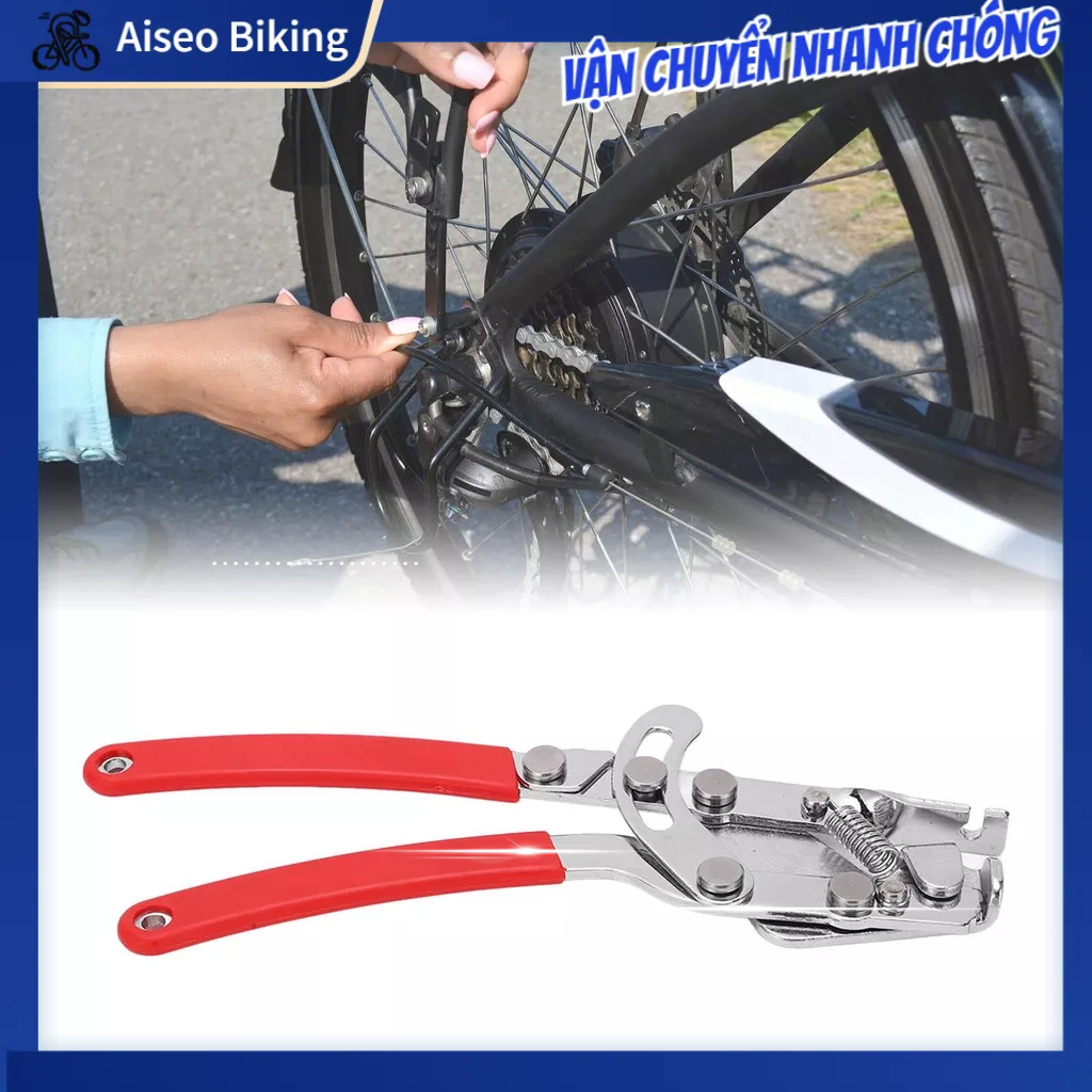 Aiseo Biking Thép Carbon Phanh Xe Đạp Gear Cáp Kìm Dây Kéo Cắt Dụng Cụ