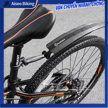 4 màu Chắn Bùn Xe Đạp Thể Thao phía trước & sau Lốp xe có đèn hậu LED Aiseo Biking