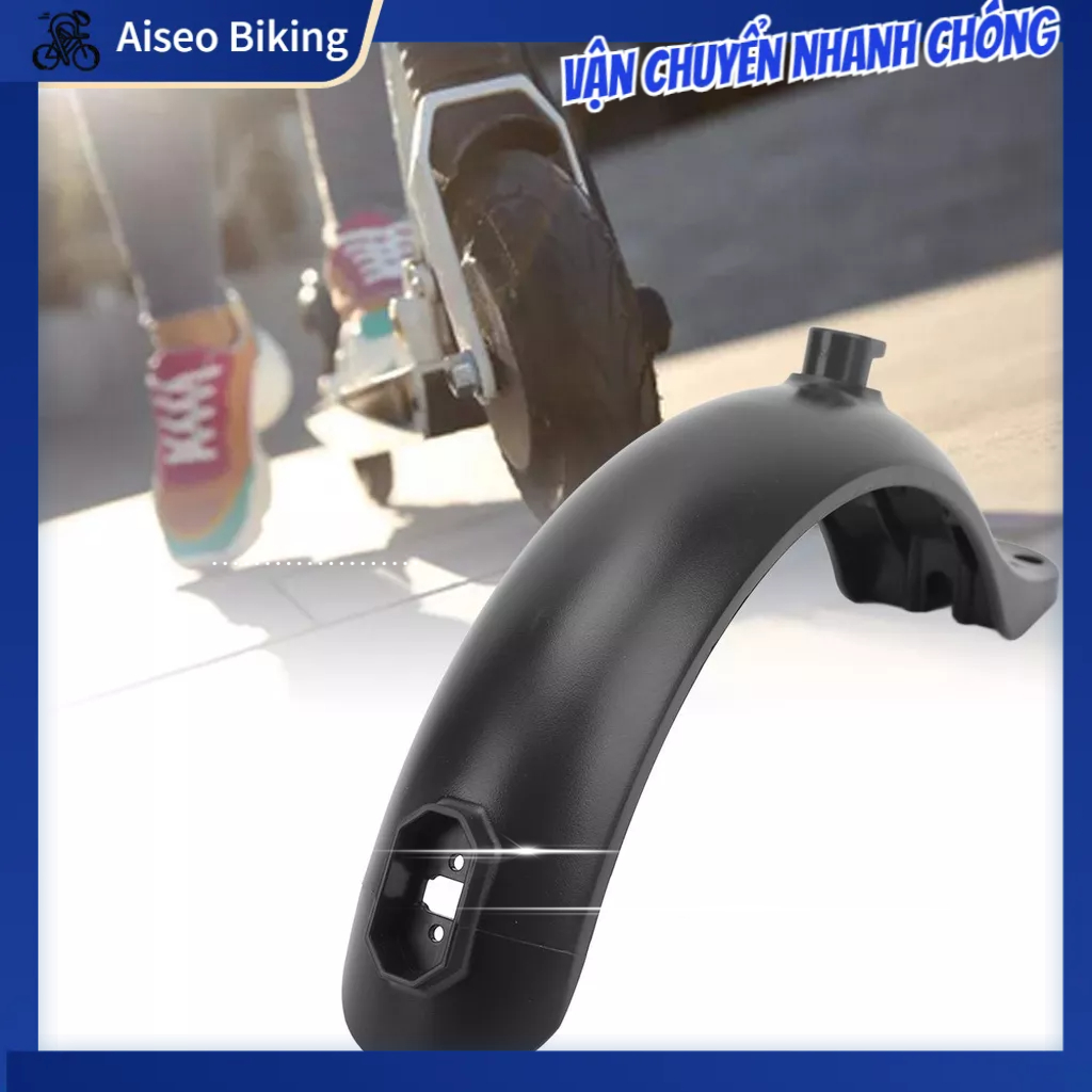 Aiseo Biking Chắn Bùn Xe Điện Chuyên Nghiệp Splash Proof 4 Lỗ Tay Ga Thay Thế Màu Đen