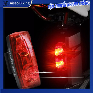 Đèn hậu xe đạp đèn xe đạp hậu led thể thao đèn led cảnh báo an toàn gắn đuôi xe đạp aiseo biking