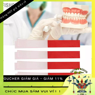 Hộp 400 tờ giấy dùng trong nha khoa- Giấy cắn nha khoa Khớp Nối Hai Mặt Cắn Dải BeautyTop01