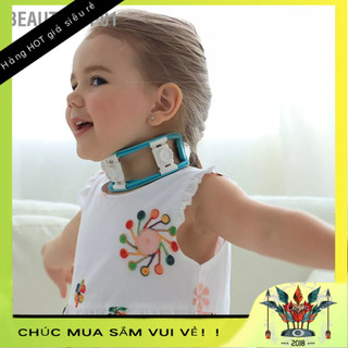 Nẹp cổ hỗ trợ cố định khớp cổ Nẹp hỗ trợ cổ có thể điều chỉnh dành cho trẻ sơ sinh, trẻ em và người lớn Beautytop01